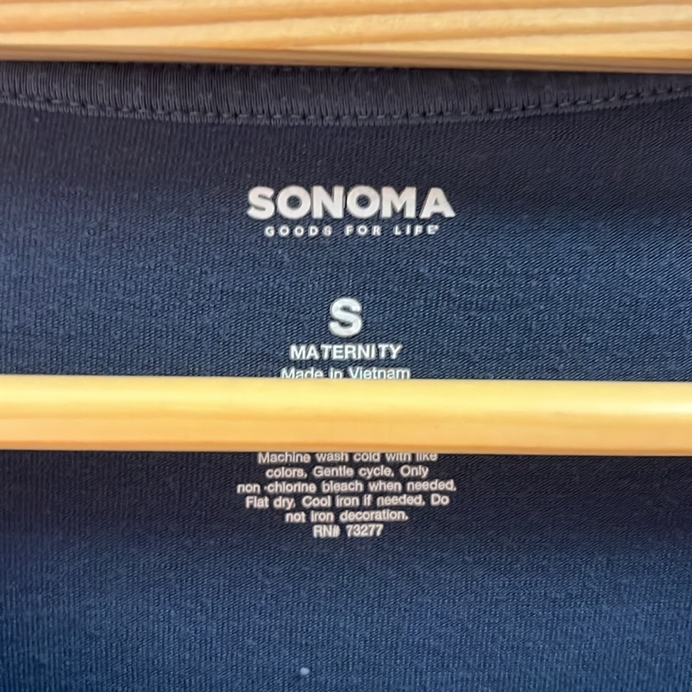 Sonoma Maternity Long Sleeve Shirt - Picture 2 of 2